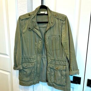 Army green cargo jacket